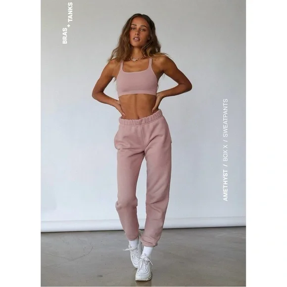 SET ACTIVE SWEATPANTS - AMETHYST - Picture 3 of 11